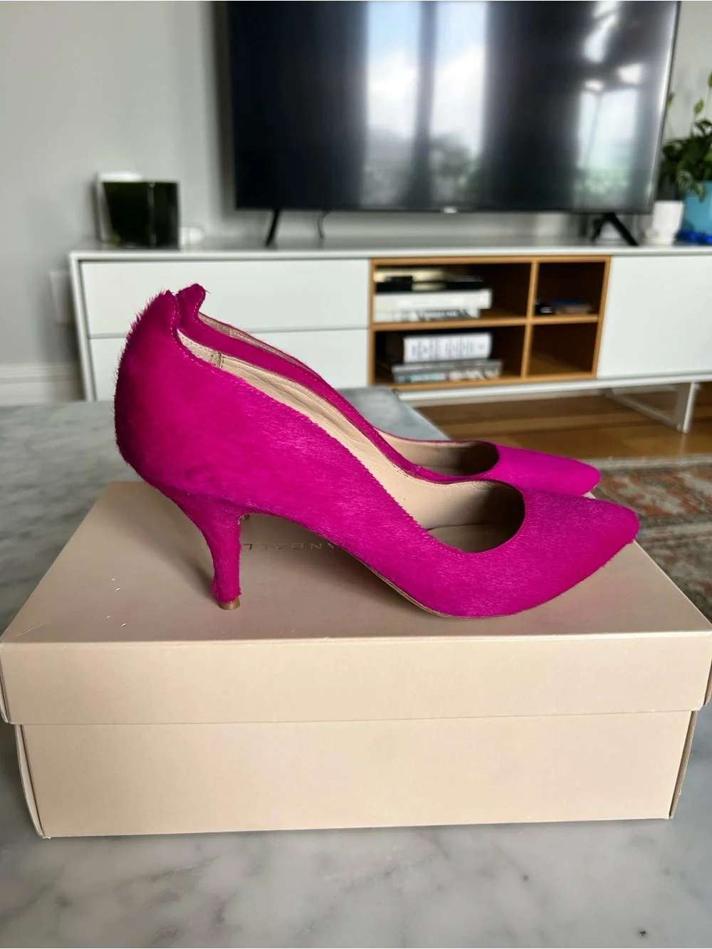 Loeffler Randall Fuchsia Pointed-Toe Pumps